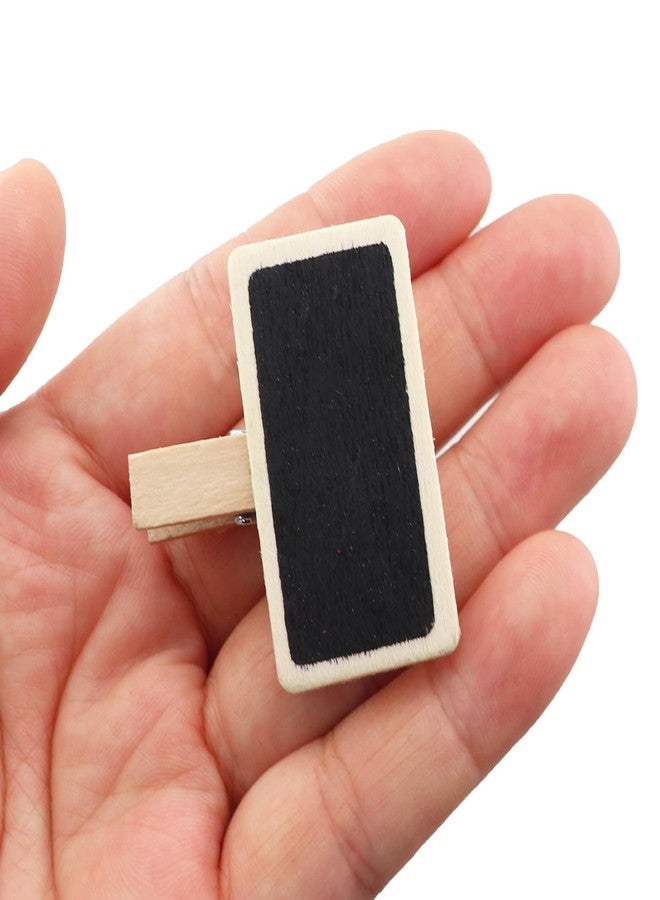 مجموعة مشابك خشبية صغيرة للسبورة من KKUANG، 15 قطعة، مشابك ملاحظات لاصقة، مشابك خشبية مستطيلة الشكل 1.6 × 0.8 بوصة، مشابك لوحات رسائل، مشابك ملصقات، مشابك صور بسيطة لحفلات الزفاف والمناسبات والمكاتب والمطابخ - Image 4